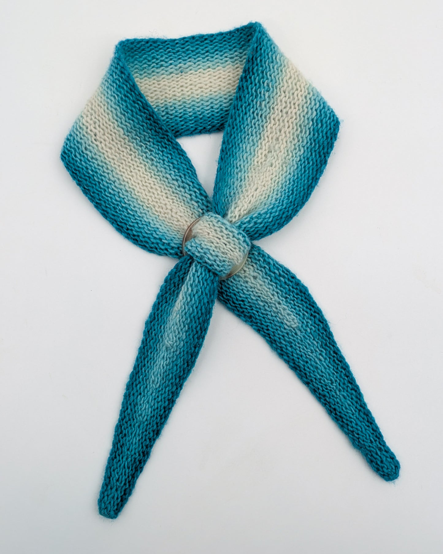 Simple Tortoiseshell Scarf Ring - Medium