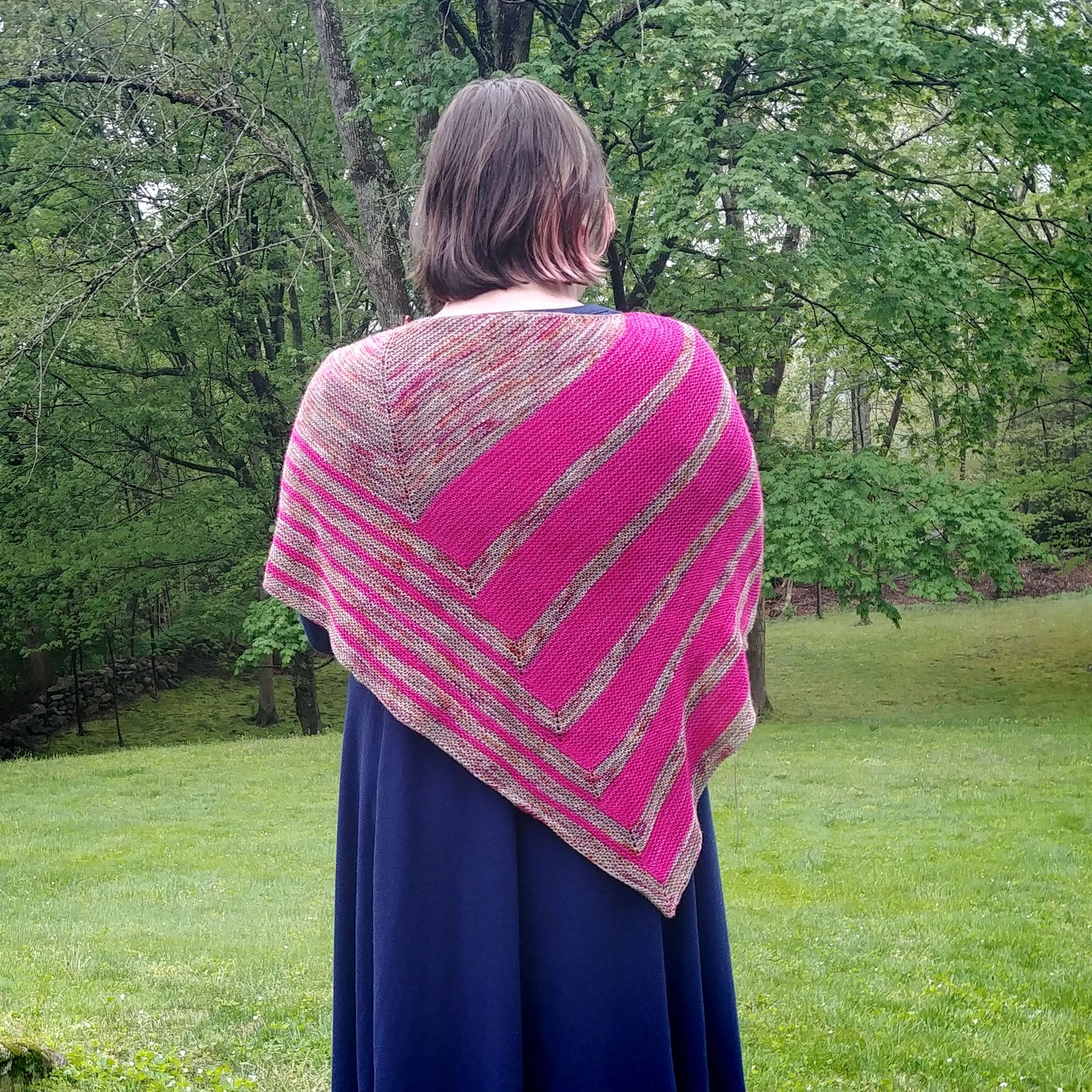 Laser Tag Shawl Knitting Pattern