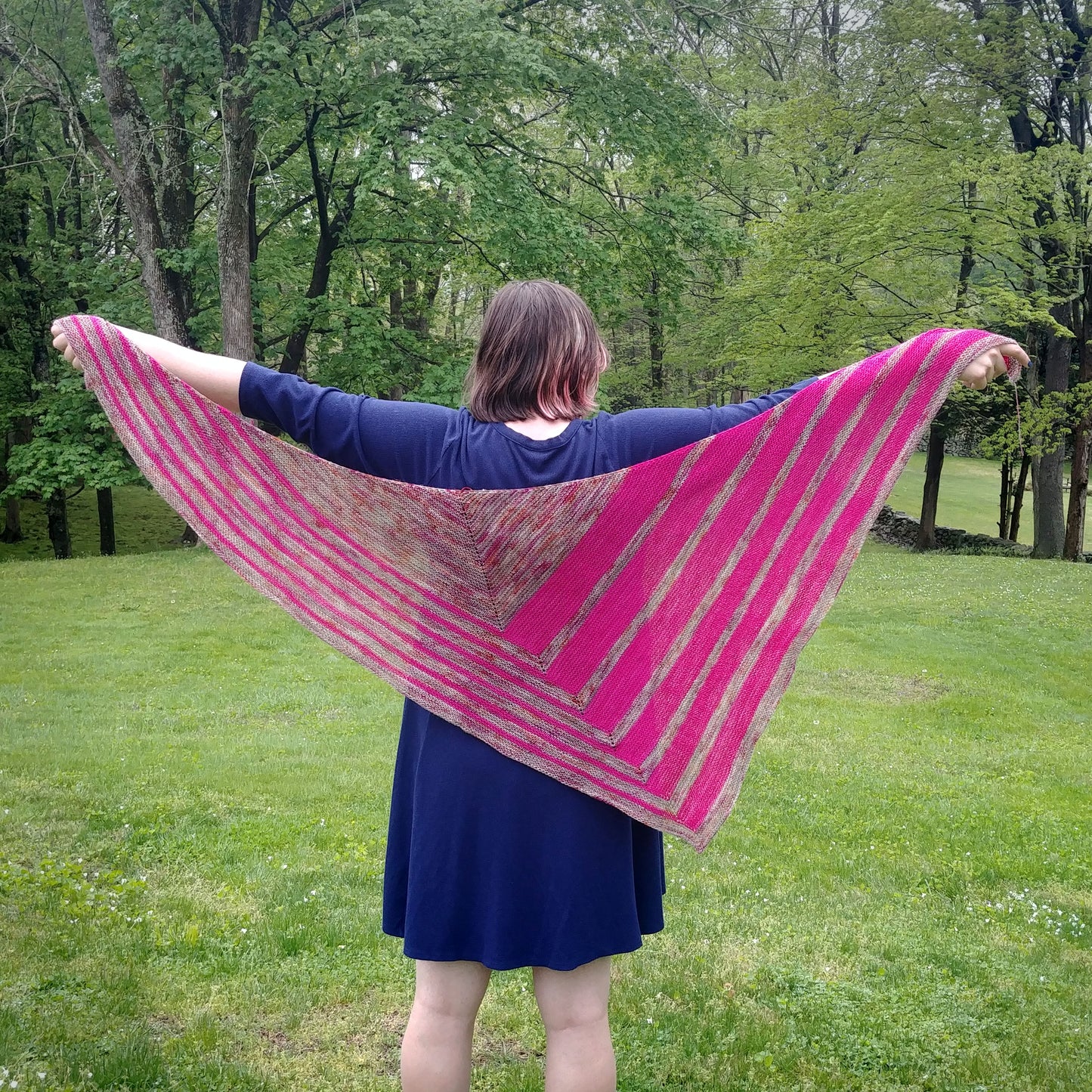 Laser Tag Shawl Knitting Pattern