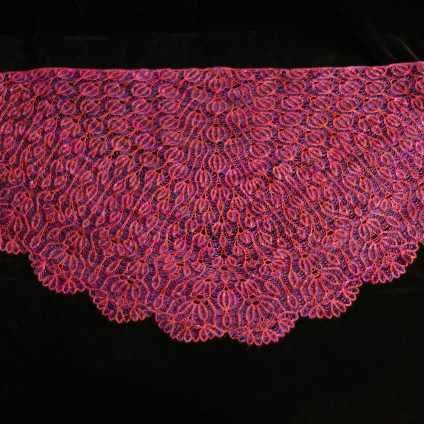 Blooming Brioche Shawl  Knitting Pattern