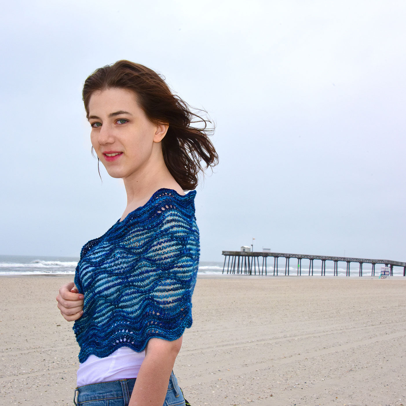 Atlantic Ocean Cowl  Knitting Pattern