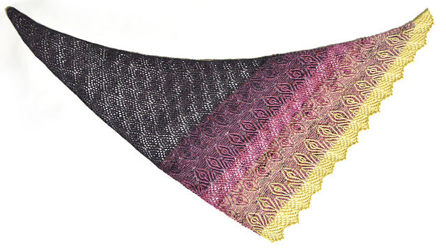 Berry Crumble Shawl Knitting Pattern