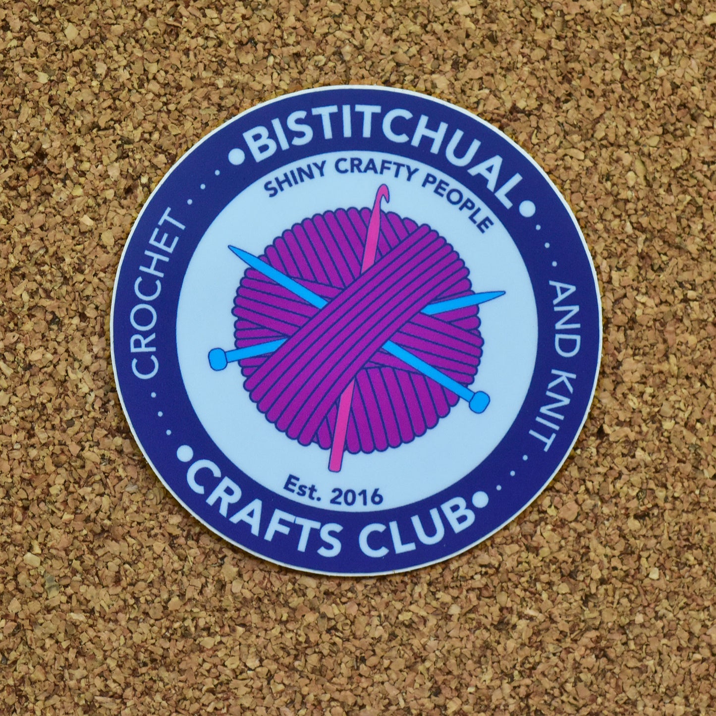 Bistitchual Crafts Club Super Sticker