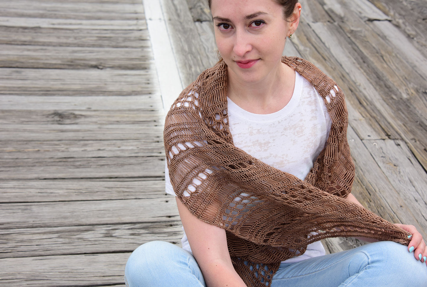 Boardwalk Wrap Knitting Pattern