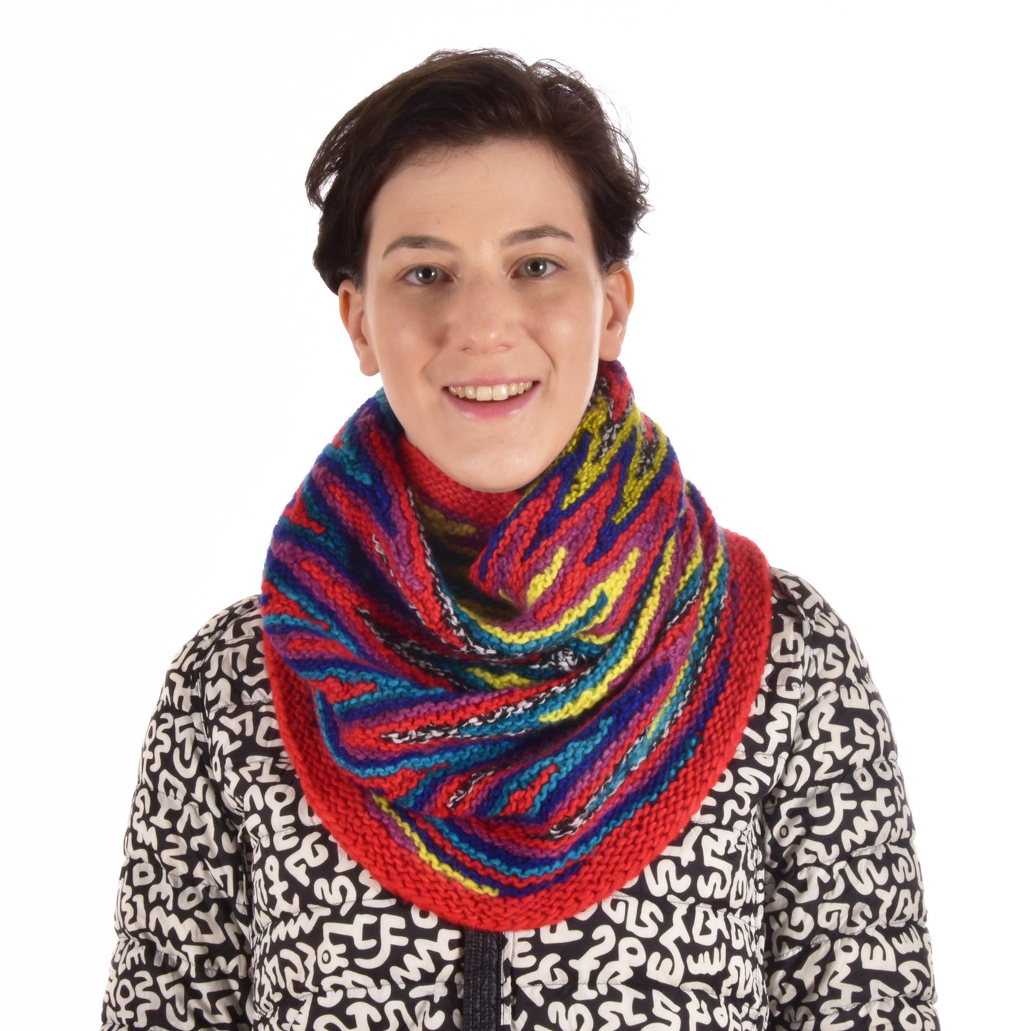 Color Warp Cowl Knitting Pattern