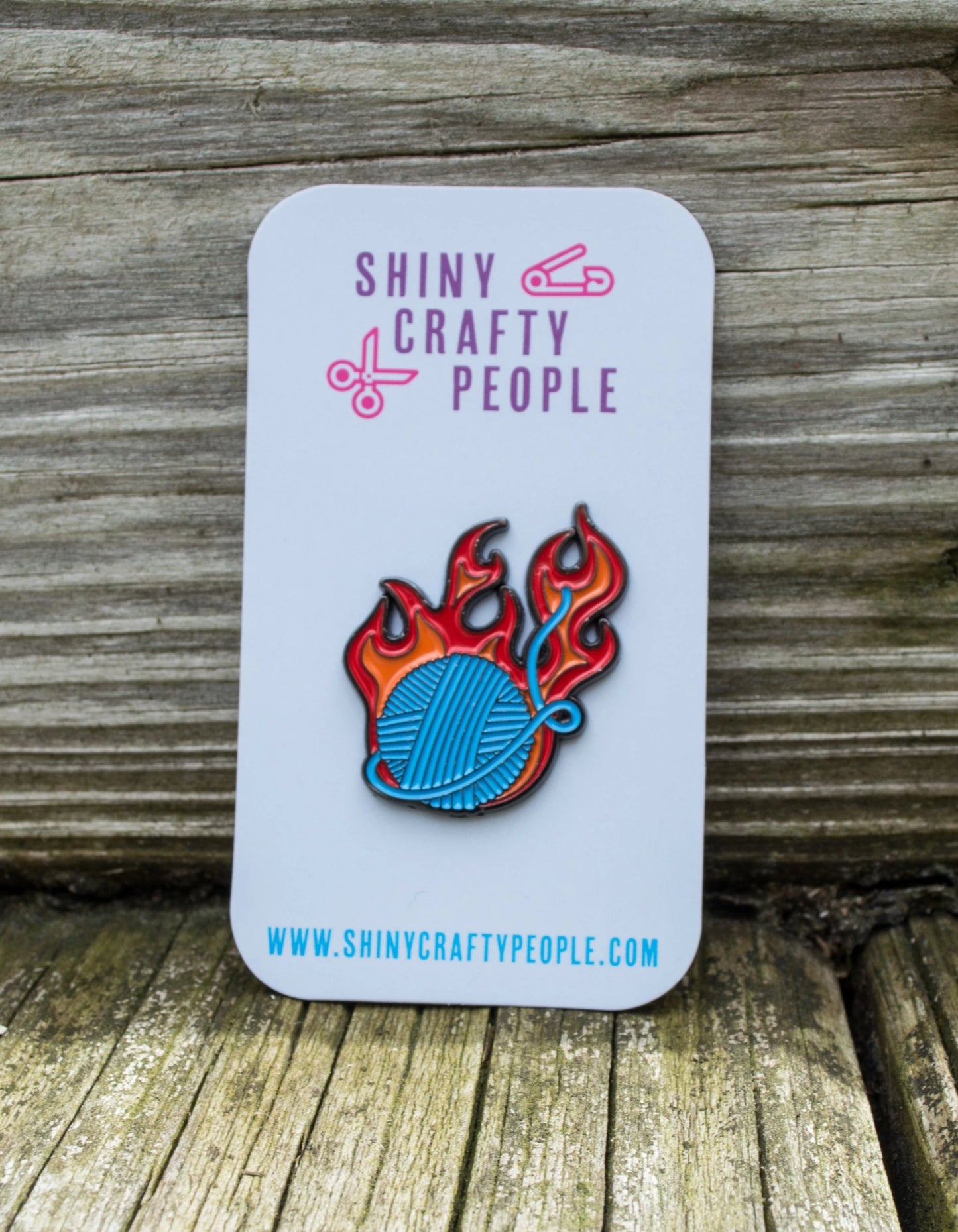 Great Balls Of Fire Enamel Pin