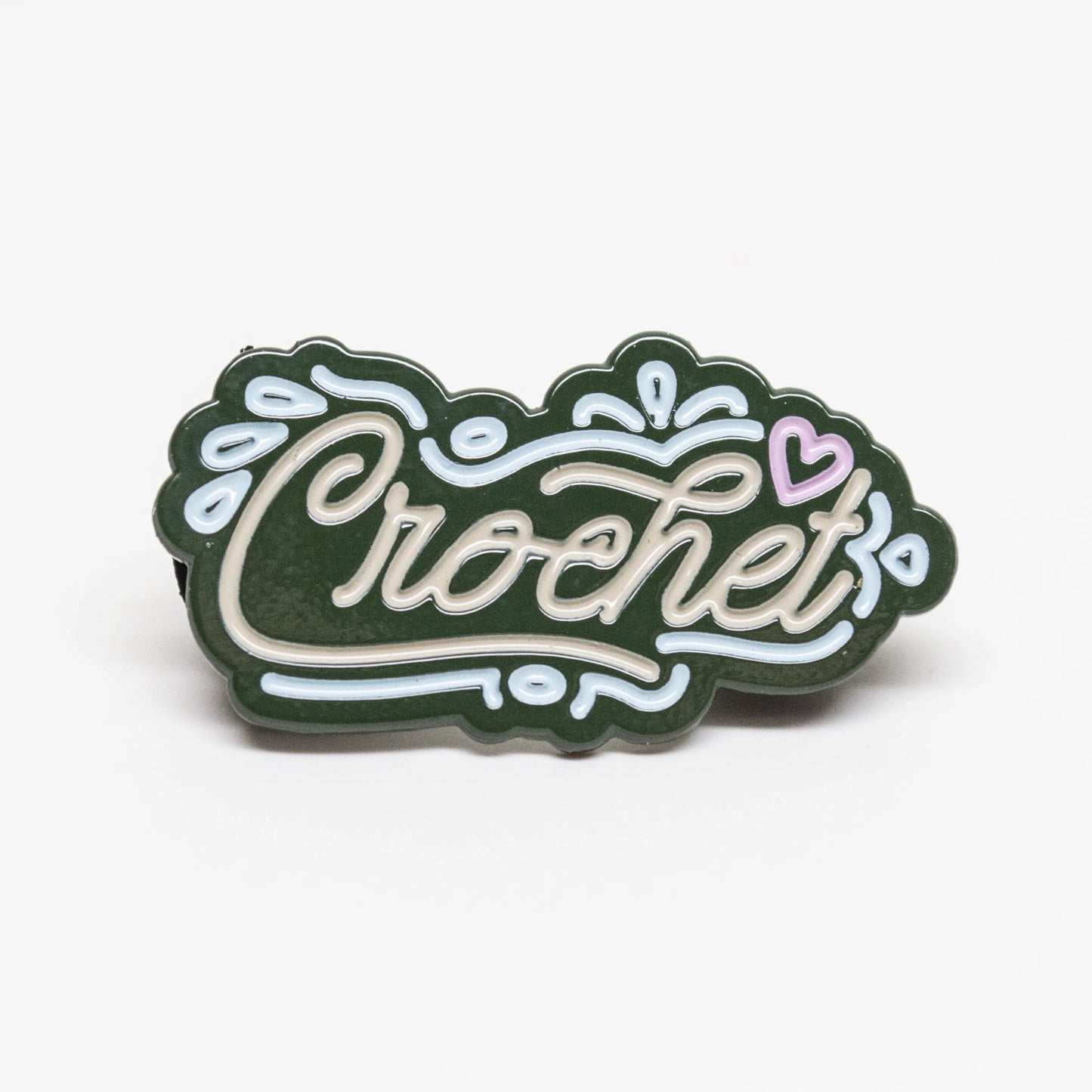 I Made This! - Crochet Enamel Pin