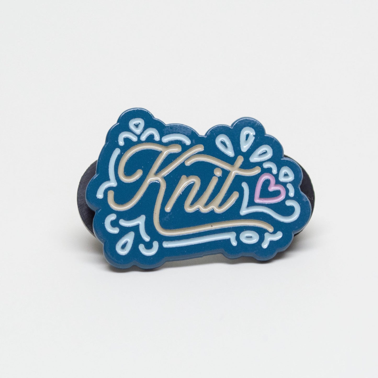 I Made This!  - Knit Enamel Pin