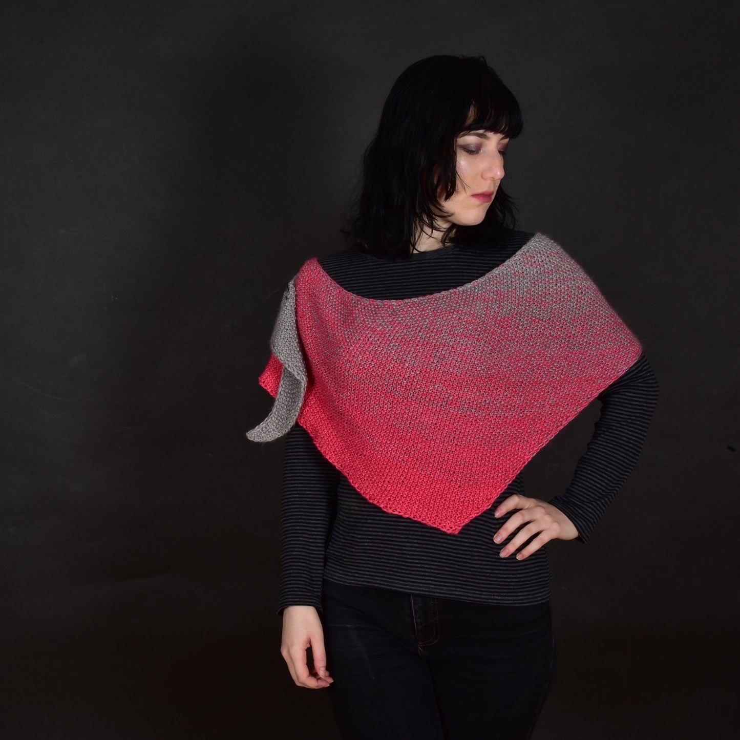 Fadient Shawl Knitting Pattern