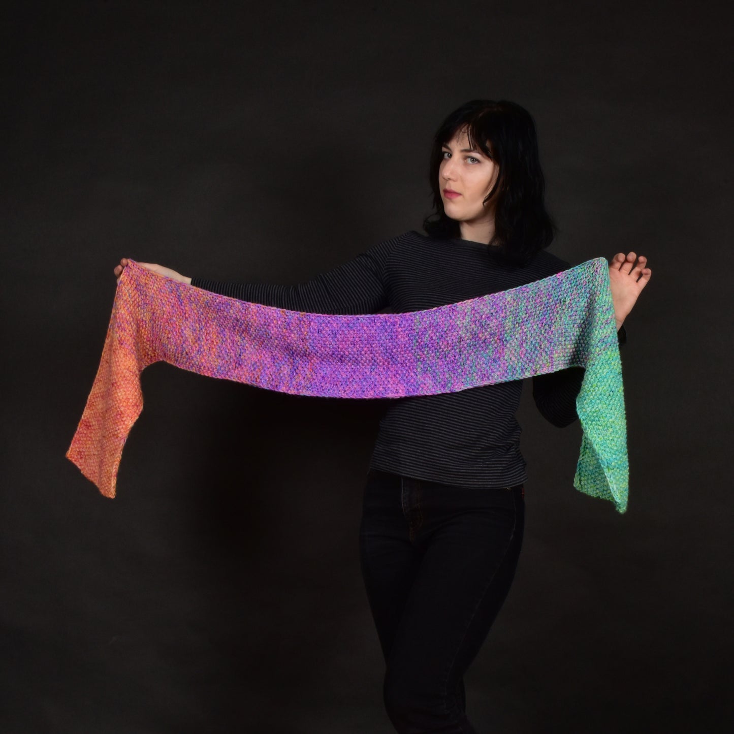 Fadient Scarf Knitting Pattern