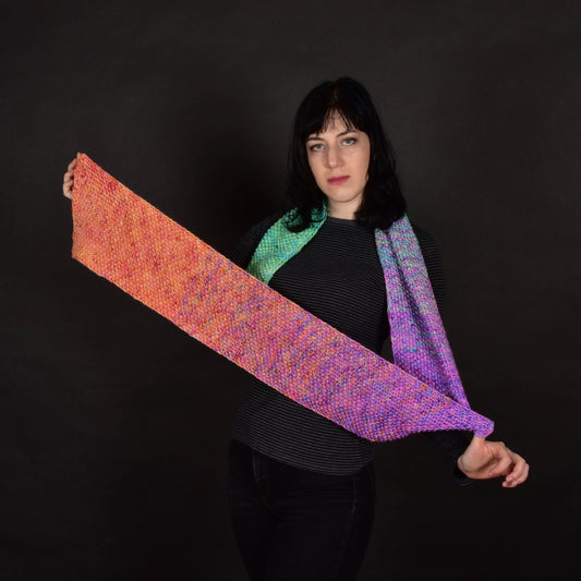 Fadient Scarf Knitting Pattern