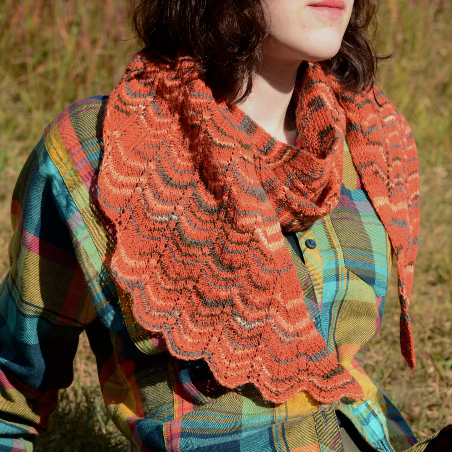 Feather Flame Knitting Pattern