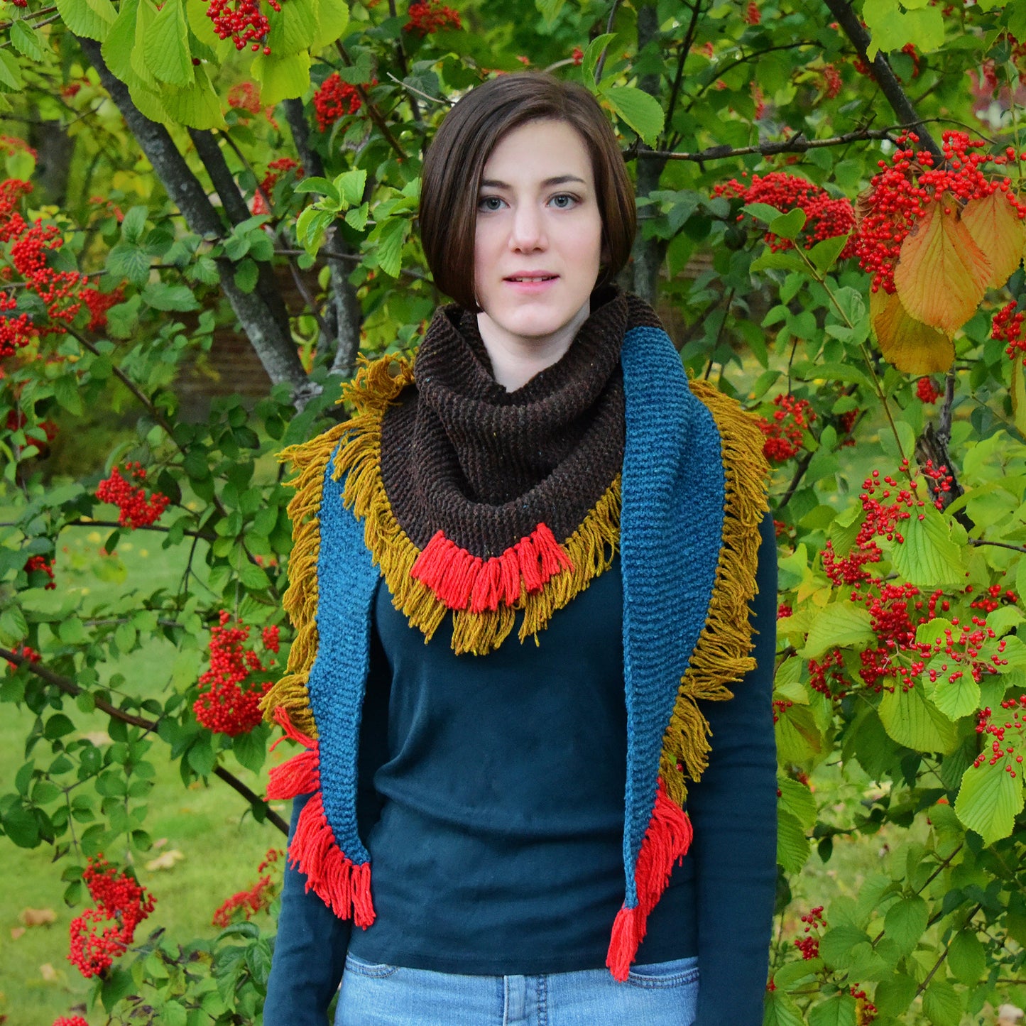 Fringe Element Knitting Pattern