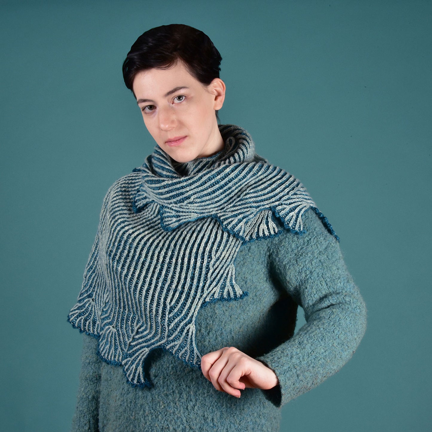 Great Wave Shawl Knitting Pattern