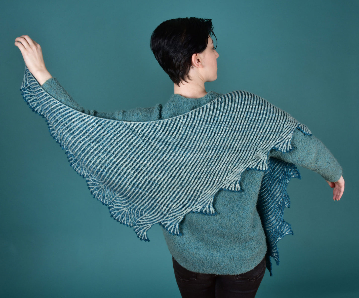 Great Wave Shawl Knitting Pattern