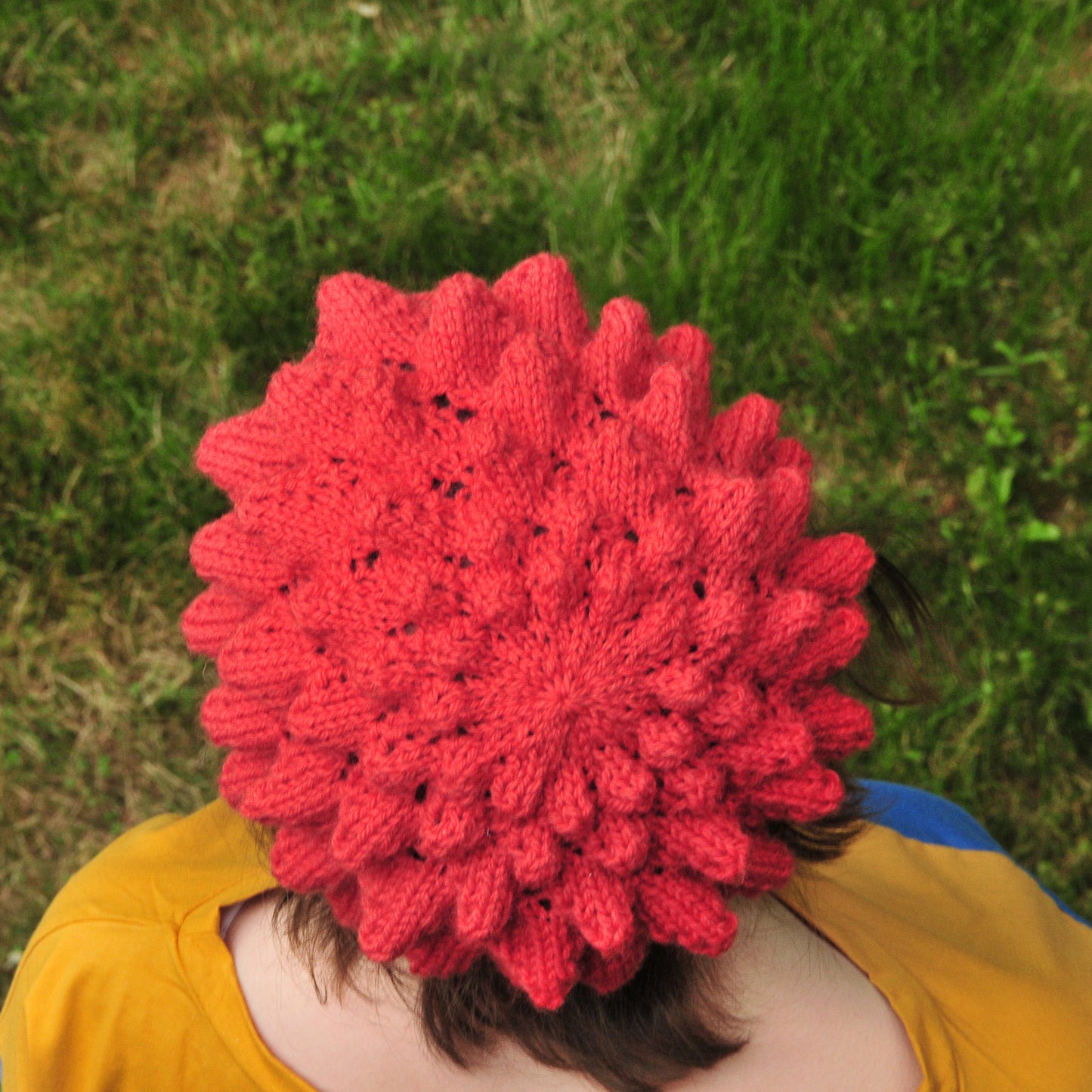 Chrysanthemum Hat Knitting Pattern