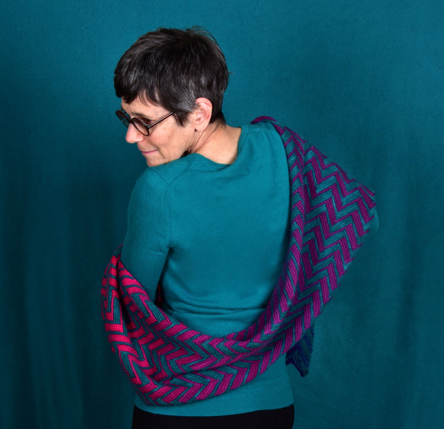 Herringbone Wrap Knitting Pattern