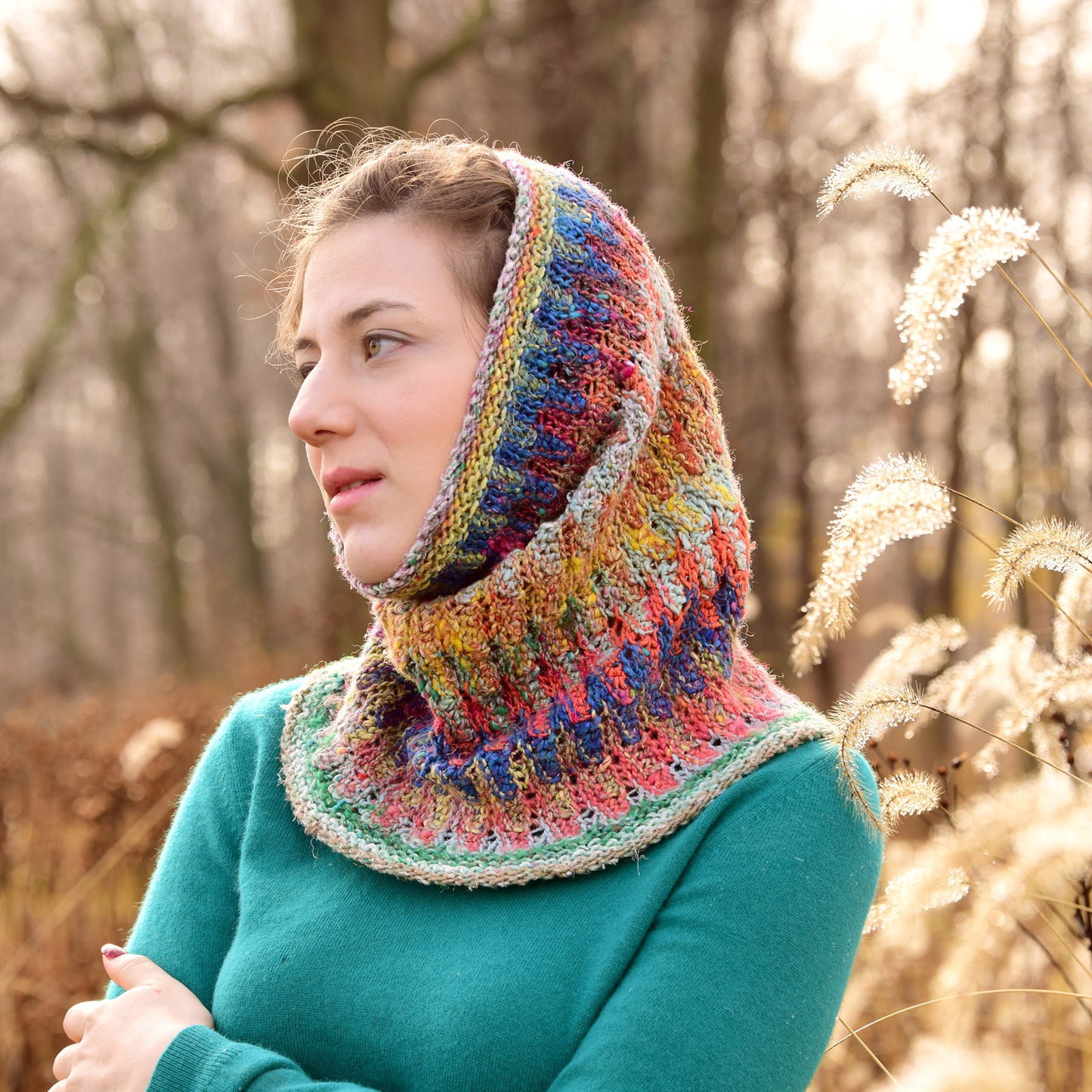 Impressionism Cowl Knitting Pattern