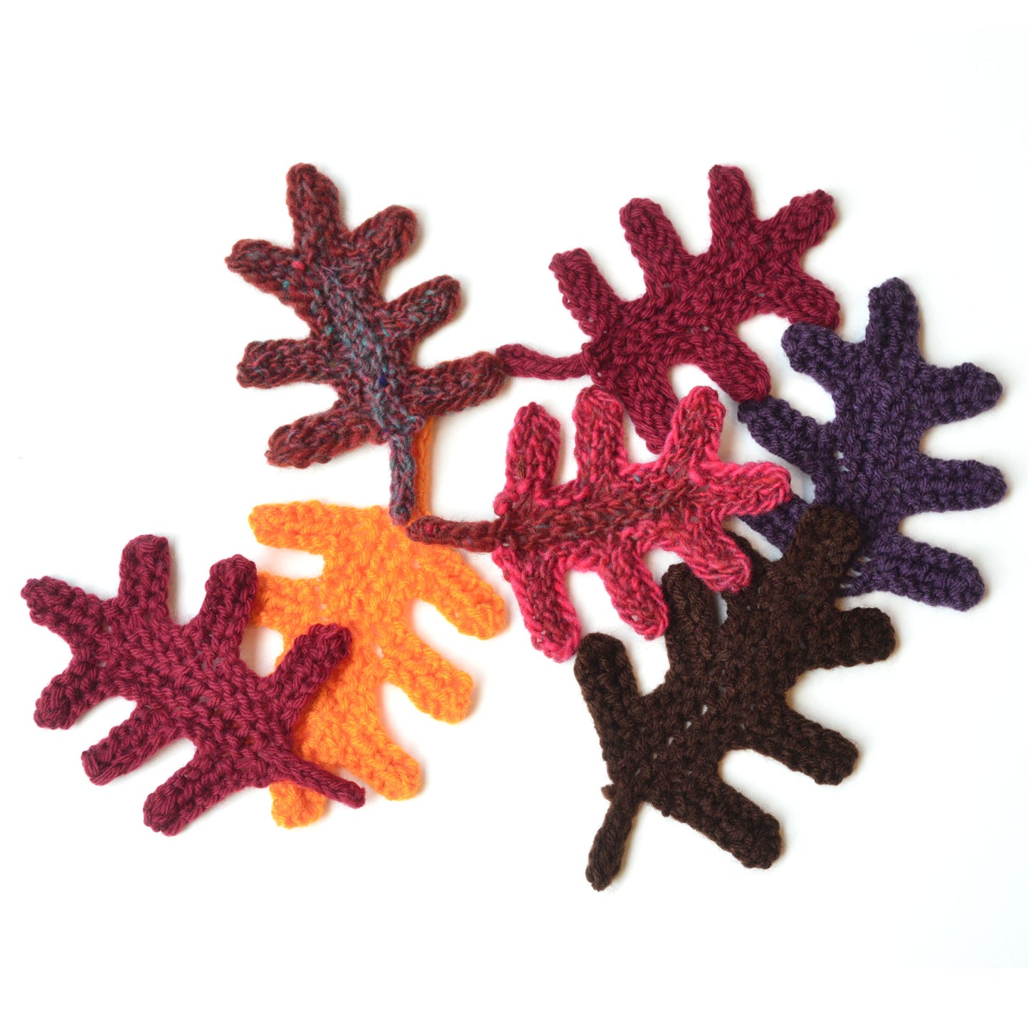 Leaf and Star Free Knitting Pattern