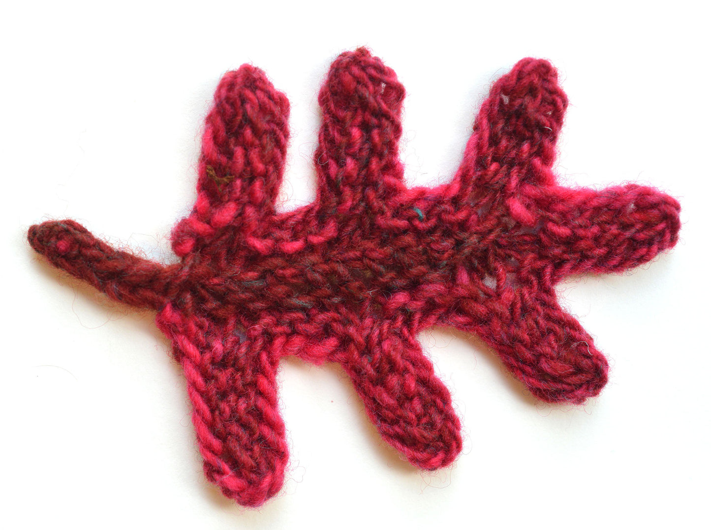 Leaf and Star Free Knitting Pattern