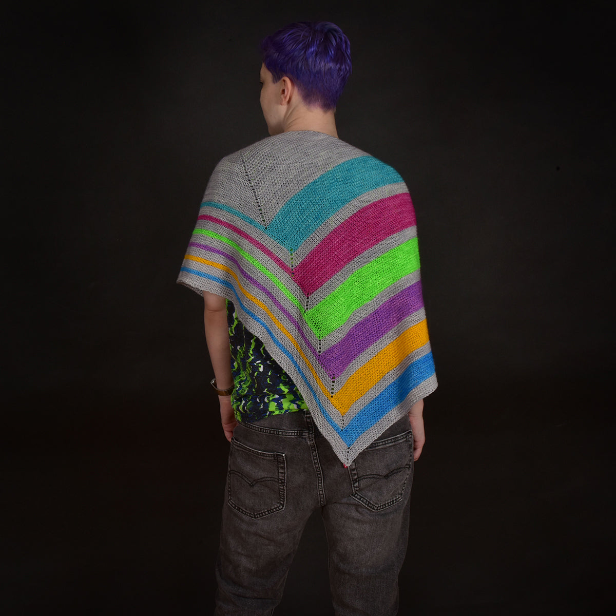 Laser Tag Shawl Knitting Pattern
