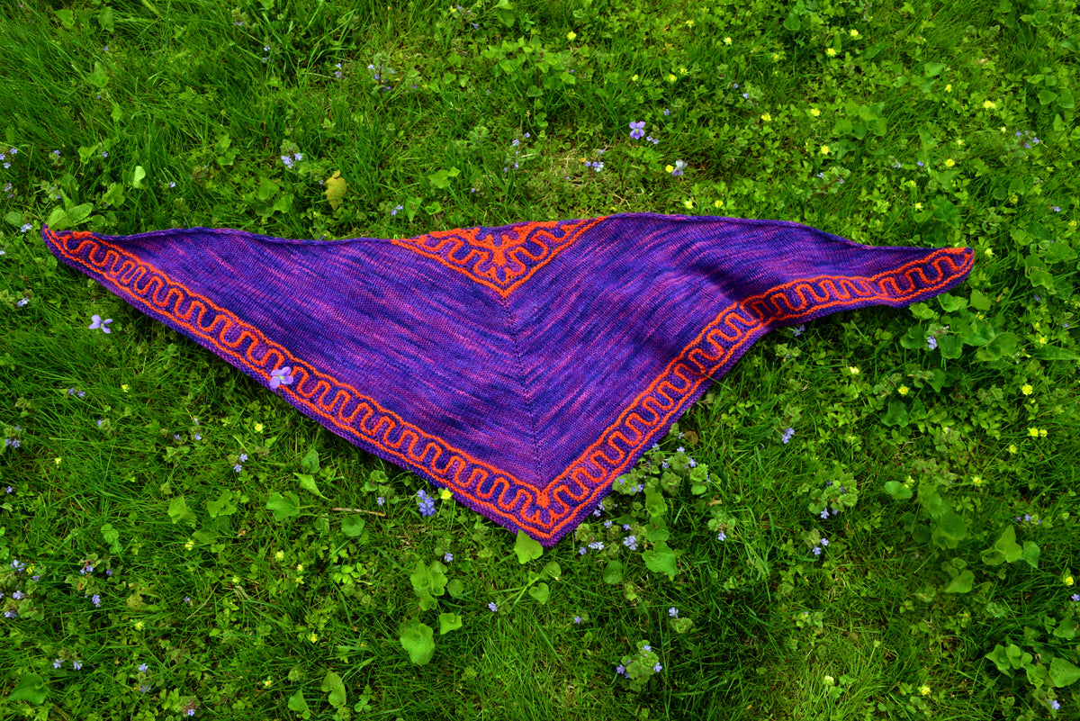 Lotus Flower Shawlette