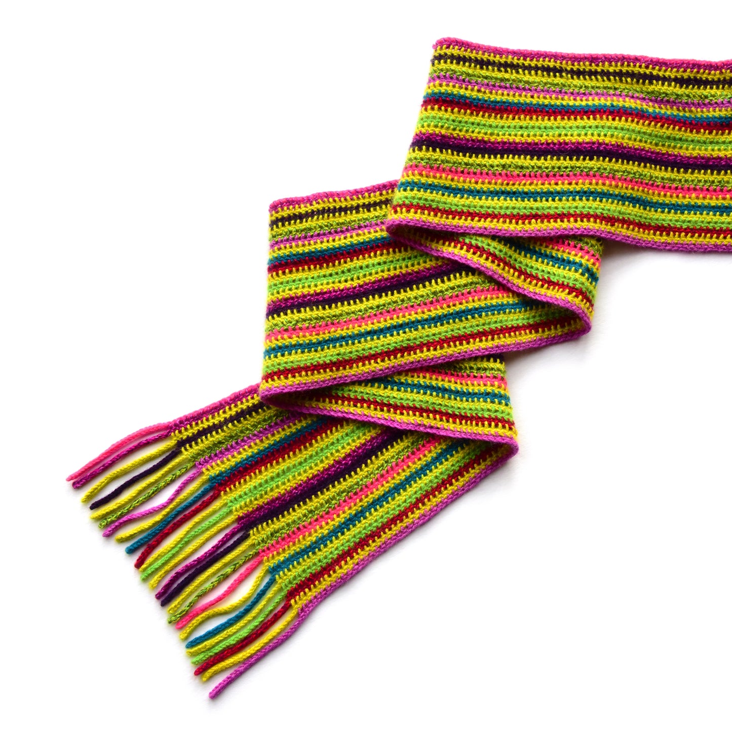 Essential Striped Scarf Knitting Pattern