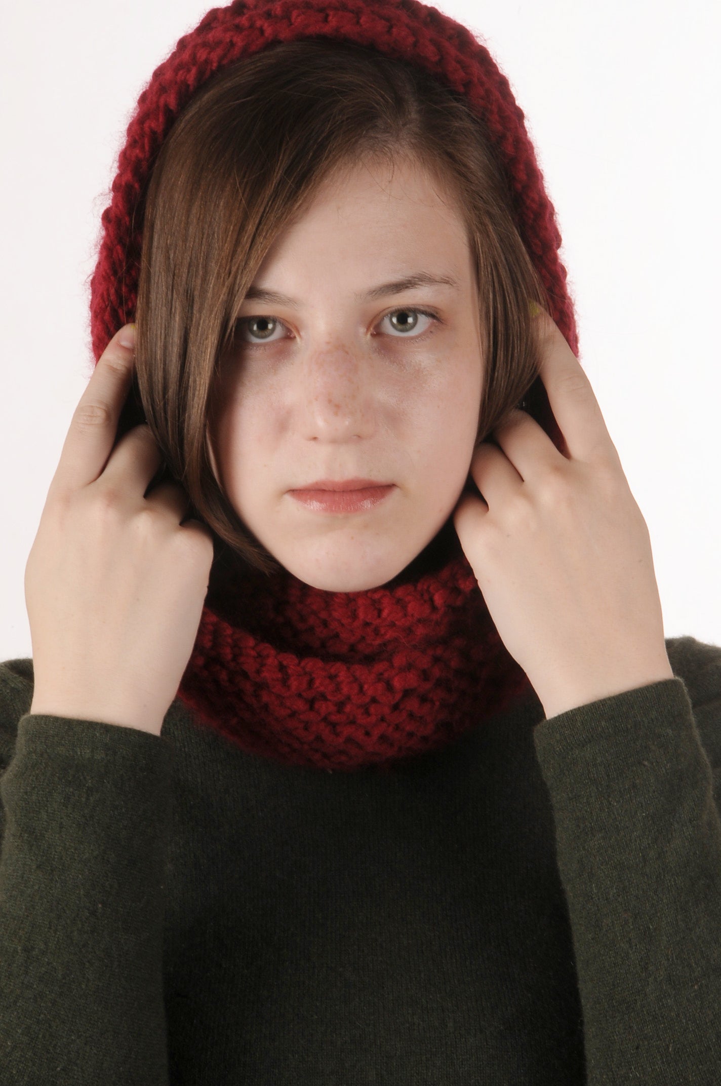 Cowl Hood Knitting Pattern