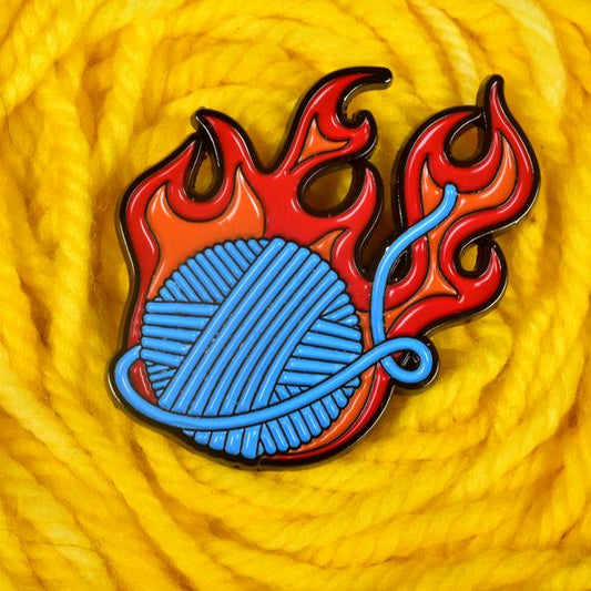 Great Balls Of Fire Enamel Pin